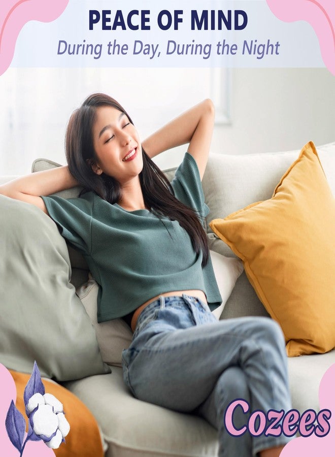  ليفدري ملابس داخلية نسائية للاستخدام مرة واحدة من كوزيز، مناسبة للدورة الشهرية وما بعد الولادة، عالية الامتصاص، مغطاة بالقطن لتوفير الراحة، صنع في الولايات المتحدة الأمريكية (9 قطع، مقاس كبير/كبير جدًا) - Image 3